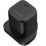 VENTION FAKB0-UK 1-port USB-C 30W GaN Charger Black image