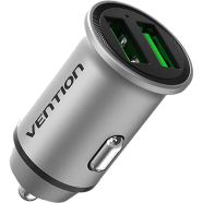 VENTION FFAH0 Two-Port USB A PLUS A(18/18) Car Charger Gray image