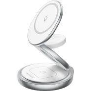 VENTION FGEI0 15W Wireless Charger Stand with MagSafe Silver image