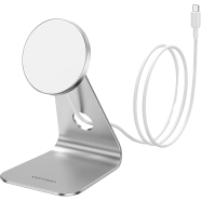 VENTION FGHIF 15W Magnetic Wireless Charger Stand with MagSafe Silver image