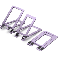 VENTION KCZH0 Portable Cell Phone Stand Holder for Desk Aluminum Alloy Type Gray image