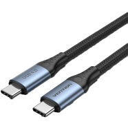 VENTION TAVHF Cotton Braided USB 4.0 1M Cable Gray image