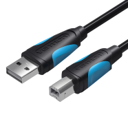 VENTION VAS-A16-B300 USB2.0 A Male to B Male Print Cable 3M Black image
