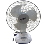 VGRF-1667 Rechargeable Table Fan White -12 Inch-(6 Months Warranty) image