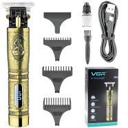 VGR V-091 Hair Clipper and Beard Trimmer with Digital Display for Men image