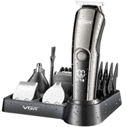 VGR V-107 Professional IPX6 Washable Grooming Kit Face, and Body 11 in 1 for Men image
