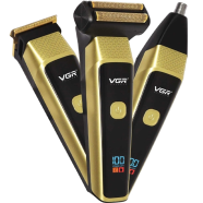 VGR V-366 Multi-grooming Kit 3-in-One-Hair, Beard, and Nose Trimmer for Men image