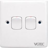 VGTEC 2 Gang 1 Way Switch (Econo Series) image