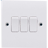 VGTEC 3 Gang 1 Way Switch (Classic-V Series) image