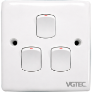 VGTEC 3 Gang 1 Way Switch (Econo Series) image