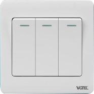 VGTEC 3 Gang 1 Way Switch (Regular Series) image