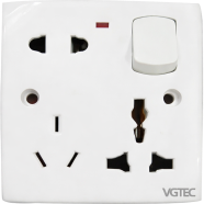 VGTEC 6 Pin Socket with Switch (Econo Series) image