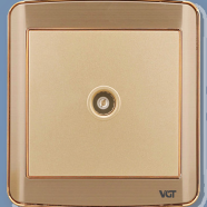 VGTEC TV socket (Golden series) image