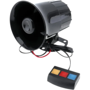 VIP Emergency 105dB Loud Horn For Car, Motorcycle, Electric Vehicle – 12V 30W Siren With Three Tones, Easy Installation, Durable Design image