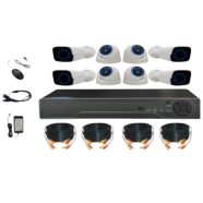 VISION CCTV 8CH DVR Camera Kit(8 Camera with HDD) image