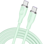 VOLTME PowerLink Moss 3A 60W USB-C to USB-C Fast Charging Cable- Green image
