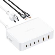VOLTME REVO 240 (240W PD3.1, 6 Ports Desktop Power Station, GaNFast) White image