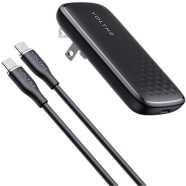 VOLTME REVO 65 EVO (Ultra-Thin 65W PD Wall Charger Bundle Set With Gan Tech) Black image