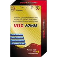 VOX POWER Maximize Health with 45 Essential Nutrients Tablets - 30 Pcs Pack image
