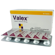Valex 200 mg Tablet 10's Strip image