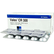 Valex CR 300 mg Tablet 10's Strip image