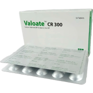 Valoate Cr 300 mg Tablet 10's Strip image