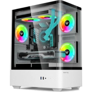 Value Top NUBIA20F5W Mini Tower White Micro-ATX Gaming Desktop Casing image