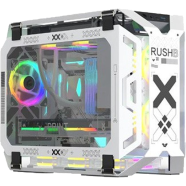 Value-Top X-Era Mloong Series Print Stream Open-Frame Gaming Case (White) image