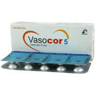Vasocor 5 mg Tablet 10'S Strip image