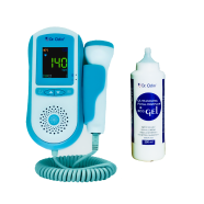 Vcomin Fetal Doppler Fetal Ultrasound Baby Heartbeat with 250ml Gel image