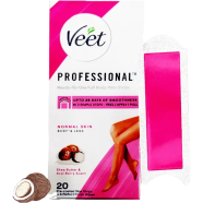Veet Professional Ready To Use Full Body 20 Wax Strips image
