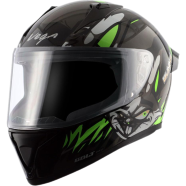Vega Bolt Bunny Black Green Helmet image