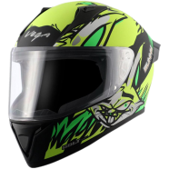 Vega Bolt Bunny Dull Black Neon Yellow Helmet image