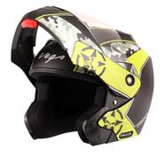 Vega Crux Dx Camouflage Dull Black Neon Yellow Helmet image