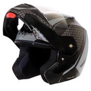 Vega Crux Dx Checks Black Silver Helmet image