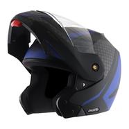 Vega Crux Dx Checks Dull Black Blue Helmet image