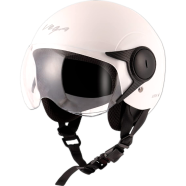 Vega Jet W/Visor Dull Arm Green Helmet image