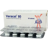 Veracal 80 mg Tablet 10's Strip image
