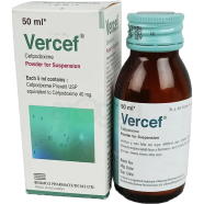 Vercef DS 80 mg/5 ml Powder for Suspension 50 ml bottle icon