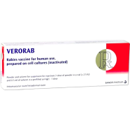 Verorab 2.5 IU/ml IM/SC Injection 2.5 IU vial image
