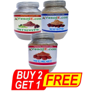 VesojE Agro Amlaki Powder - 150 gm And Harataki Powder - 150 gm With VesojE Agro Bohera Powder - 150 gm (BUY 2 GET 1)