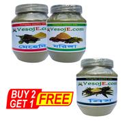 VesojE Agro Mehedi Powder 150gm And Moringa Powder - 150 gm With VesojE Agro Neem Powder - 150 gm (BUY 2 GET 1) image