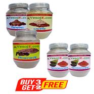 VesojE Agro Trifola Powder -150gm, Methi Powder150gm And Shikakai Powder - 150 gm With VesojE Agro Aloe Vera Powder 150 gm Aloe Vera Powder - 150 gm (BUY 3 GET 2) image