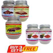 VesojE Agro Trifola Powder -150gm, Methi Powder150gm And Shikakai Powder - 150 gm With VesojE Agro Aloe Vera Powder 150 gm Aloe Vera Powder - 150 gm (BUY 3 GET 2) image
