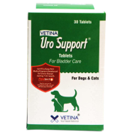 Vetina URO Support Tablets for Bladders for Dogs and Cats (30 Tabs) image