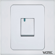 VGTEC 1 Gang 1 way switch (Exclusive series) image
