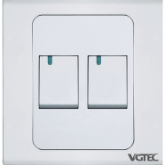 VGTEC 2 Gang 1 way switch (Exclusive series) image