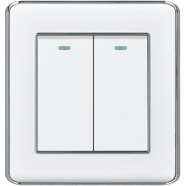 VGTEC 2 Gang 1 Way Switch (Nice Series) image