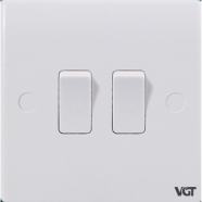 VGTEC 2 Gang 2 way switch (Classic series) image