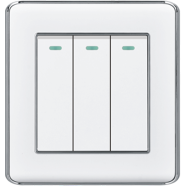 VGTEC 3 Gang 1 Way Switch (Nice Series) image
